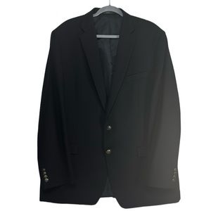 Michael Kors Wool Blend Men’s Black Suit Jacket Size 46L